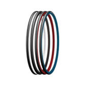 Guma Michelin 700x23C  Dynamic Sport Red