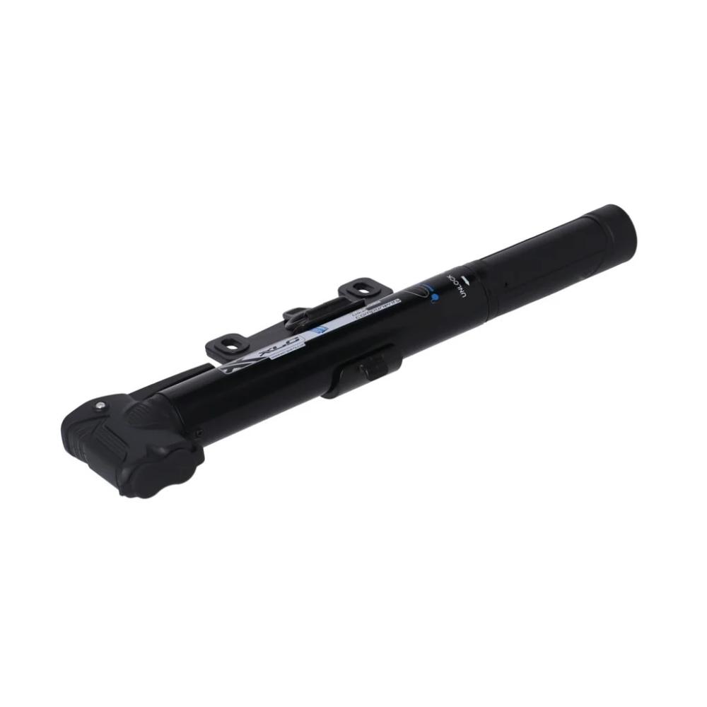 2501922001 XLC teleskopska mini pumpa Alpha II PU-T01, 7 bar crna plastika 225 mm dvostruka glava - Slika 1