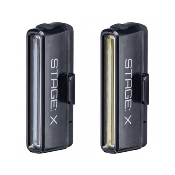 Svjetlo CTM prednje/zadnj set STAGE-X LED USB-C 30 lm
