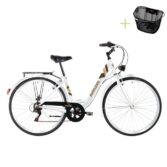 Bicikl Kenzel Corso Royal 28" gradski Bicikl - Bijelo-smeđa