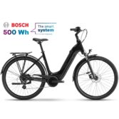 Bicikl Winora TRIA X7 Wave Low Mystic Black / Bosch Active Smart 500 Wh