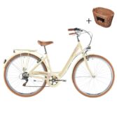 Bicikl Kenzel Signora 28" gradski Bicikl - Bež/smeđa