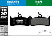 Disk pločice GALFER FD247 - Shimano Deore XT / HOPE Mono 4 - Slika 6
