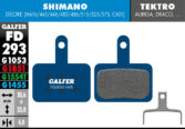 Disk pločice GALFER FD293 - Shimano Deore - Slika 2