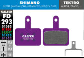 Disk pločice GALFER FD293 - Shimano Deore - Slika 2