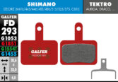 Disk pločice GALFER FD293 - Shimano Deore - Slika 2