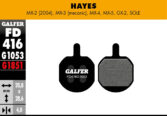 Disk pločice GALFER FD416 - Hayes MX2/3 - Slika 6