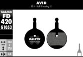 Disk pločice GALFER FD420 - Avid BB5 - Slika 6