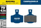 Disk pločice GALFER FD436 - MAGURA MT2-4-6-8-MTS / H11 - Slika 2