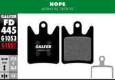 Disk pločice GALFER FD445 - Hope Tech V2 - Slika 6