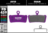 Disk pločice GALFER FD459 - Sram Guide / Avid Elixir - Slika 2