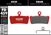 Disk pločice GALFER FD459 - Sram Guide / Avid Elixir - Slika 2