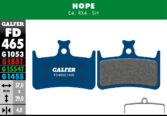 Disk pločice GALFER FD465 - Hope E4 / Lewis LH4 - Slika 2