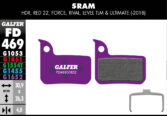 Disk pločice GALFER FD469 - Sram RED, Force, Rival - Slika 2