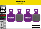 Disk pločice GALFER FD487 - Magura MT5/MT7 - Slika 2