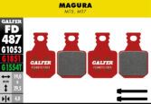 Disk pločice GALFER FD487 - Magura MT5/MT7 - Slika 2
