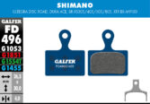 Disk pločice GALFER FD496 - Shimano Ultegra - Slika 2
