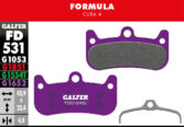 Disk pločice GALFER FD531 - Formula Cura 4 - Slika 2