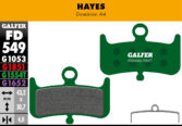 Disk pločice GALFER FD549 - Hayes Dominion A4 - Slika 2