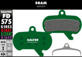 Disk pločice GALFER FD575 - Sram Maven - Slika 2