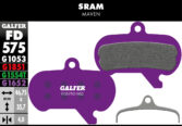 Disk pločice GALFER FD575 - Sram Maven - Slika 2