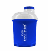100% SMART MEAL SHAKER 300ML - PLAVA