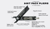 Wolf Tooth 8-Bit Pack Pliers - Srebrna - Slika 9