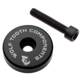 Wolf Tooth Ultralight Stem Cap s integriranim distancerom - crvena - Slika 2