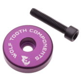 Wolf Tooth Ultralight Stem Cap s integriranim distancerom - crvena - Slika 6