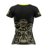 Otso ženska majica kratkih rukava Emoji Neon Faces - Slika 2