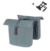 Torba Basil City Double Pannier 28-32L graphite blue (CITY DOUBLE PANNIER MIK)