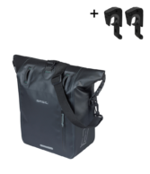 Torba Basil Rivo M Single Tarpaulin 12-15L black (RIVO M MIK HOOKS)